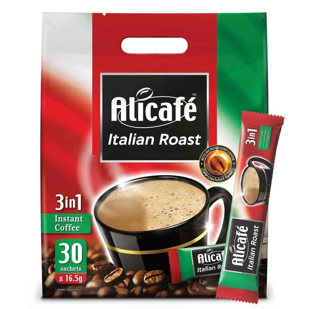 Alicafe Italian Roast 3in1 Instant Coffee 30Pcs x 16.5g Home