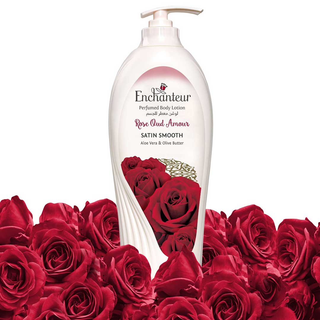 Enchanteur Rose Oud Amour Perfumed Body Lotion 500ml Home