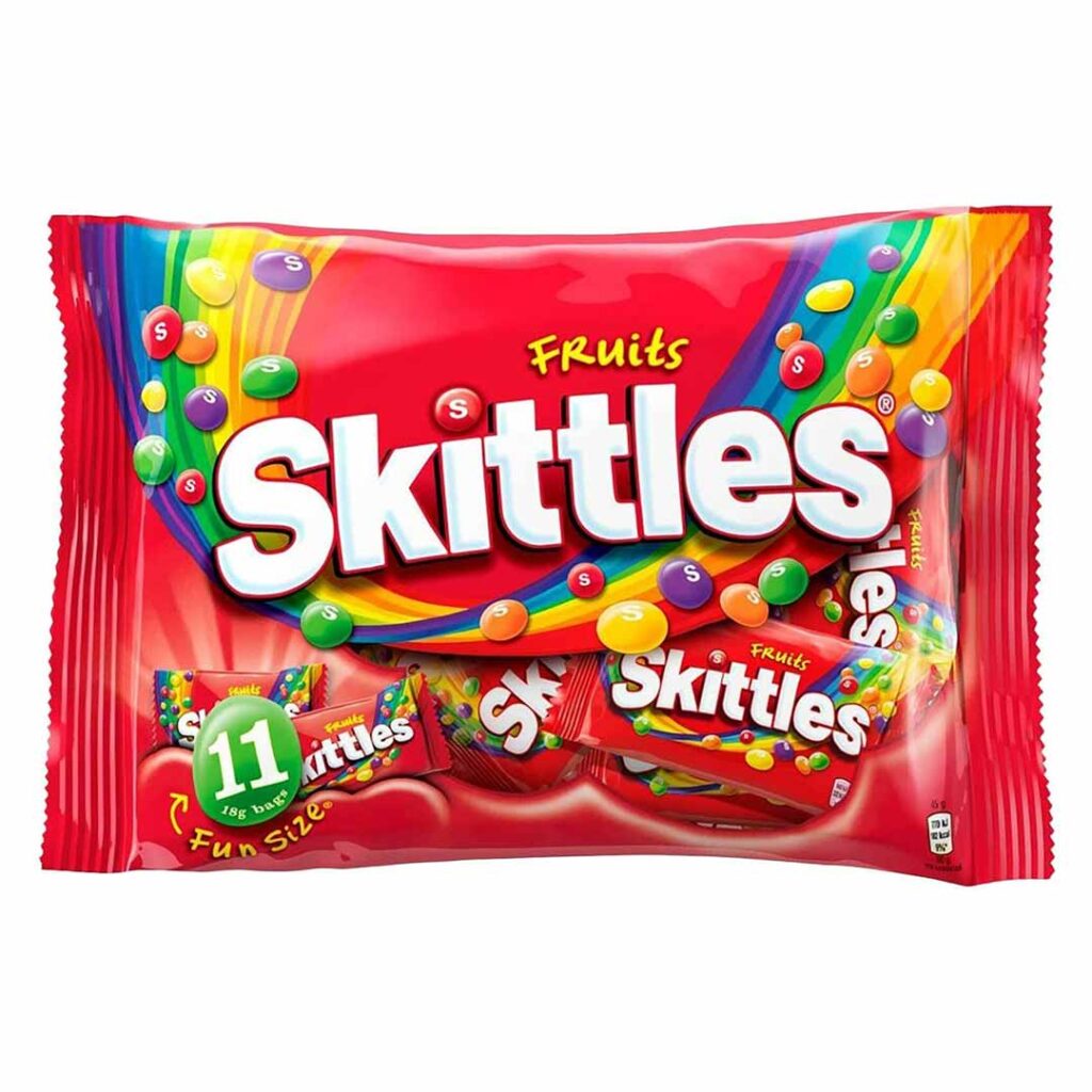 Skittles Fruit Flavour Candy 11 Bags 198g Home